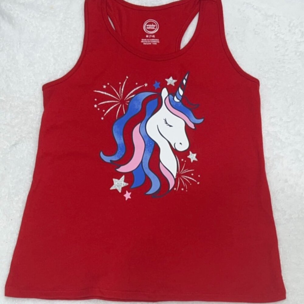 BRAND NEW Wonder Nation Kids Tank Top Size M 7-8 NWOT